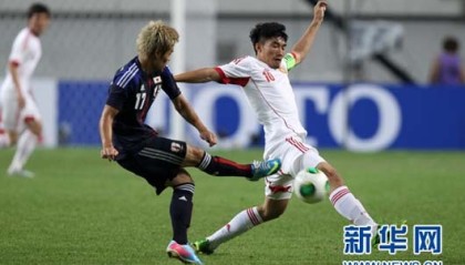  东亚杯较量，日本队三球完胜中国队